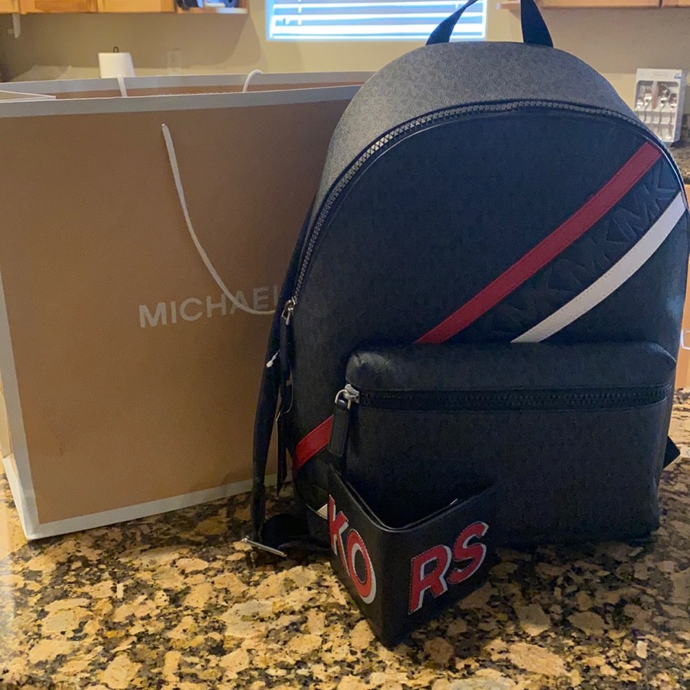 Micheal Kors backpack and wallet